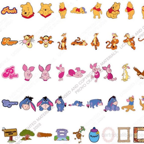 Cricut Disney Pooh and friends - Picture 2 of 11